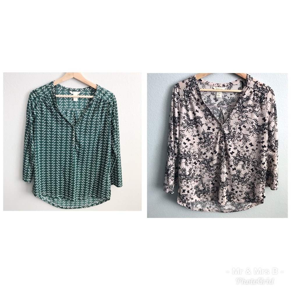 2 for the price of 1, H& M shirts, Size Small